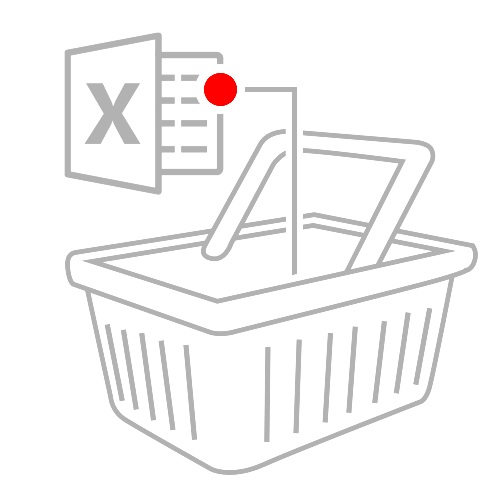 Загрузка товаров в корзину из файла Excel