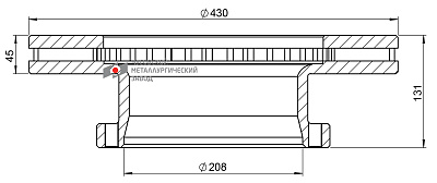 Тормозной диск Scania 1402272