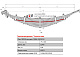 Лист №6 Рессора задняя для ЗиЛ 130, 4502, 555 16 листов