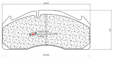 Колодки дискового тормоза WVA 29125