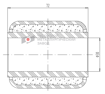 Сайлентблок полурессоры для BPW, аналог 02.0315.98.00