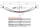 Лист №6 Рессора задняя для прицепа 456506 6 листов
