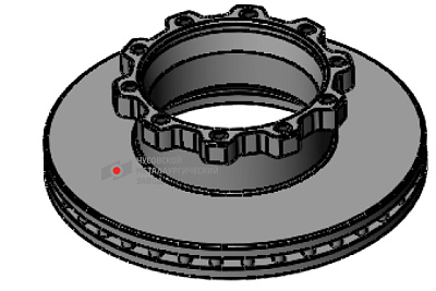 Тормозной диск Scania 1402272