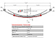 Лист №3 Рессора задняя для прицепа 456506 6 листов