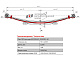 Лист №3 Рессора передняя для УАЗ 2206, 3303, 3909 3 листа