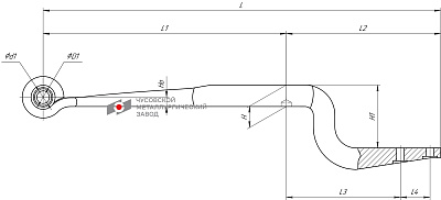 Полурессора для BPW, аналог 05.082.13.19.0