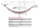 Лист №4 Рессора задняя для прицепа AL-KO 7 листов
