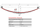 Лист №2 Рессора задняя для ГАЗ 3302 6 листов