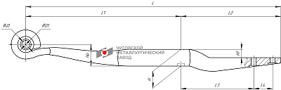 Полурессора для BPW, аналог 05.082.13.96.0