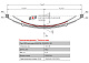 Лист №5 Рессора задняя для прицепа 456506 6 листов