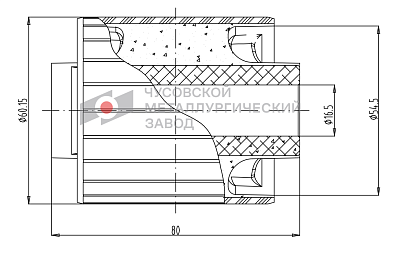 Сайлентблок кабины для Scania, аналог 2250372