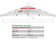 Лист №9 Рессора задняя для прицепа 93345 11 листов