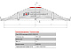 Лист №11 Рессора задняя для грузовиков производства ПАО КамАЗ 65115, 43118, 53229 11 листов