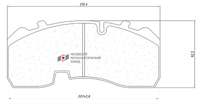 Колодки дискового тормоза WVA 29165