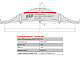 Лист №10 Рессора задняя для грузовиков производства ПАО КамАЗ 65115, 55111 14 листов