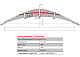 Лист №8 Рессора передняя для грузовиков производства ПАО КамАЗ 65115, 43118, 43114 14 листов