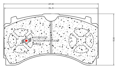 Колодки дискового тормоза WVA 29244