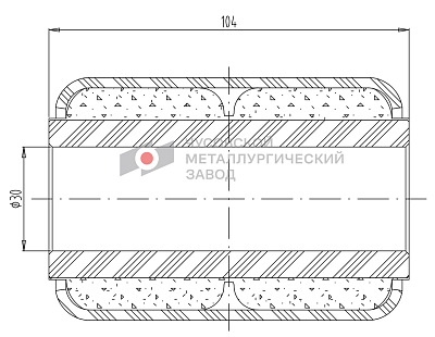 Сайлентблок полурессоры для Renault, аналог 5001852218