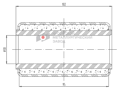 Сайлентблок полурессоры для BPW, аналог 02.0316.90.00