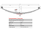 Лист №6 Рессора задняя для ГАЗ 3302 6 листов