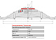Лист №14 Рессора задняя для грузовиков производства ПАО КамАЗ 65115, 43118, 4350 16 листов