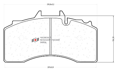 Колодки дискового тормоза WVA 29228