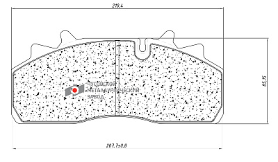 Колодки дискового тормоза WVA 29126
