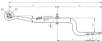 Полурессора для BPW, аналог 05.082.13.69.0