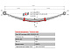 Лист №7 Рессора задняя для УАЗ 469, 3151 9 листов