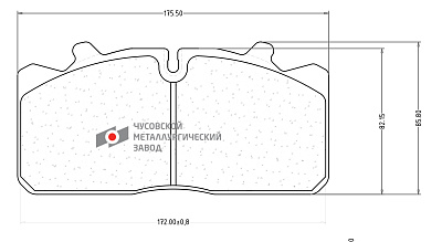 Колодки дискового тормоза WVA 29088