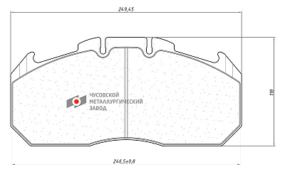 Колодки дискового тормоза WVA 29131