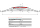 Лист №9 Рессора задняя для грузовиков производства ПАО КамАЗ 43114, 4350,  43261 12 листов