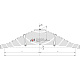Рессора задняя для грузовиков производства ПАО КамАЗ 6520, 6522, 65221 13 листов